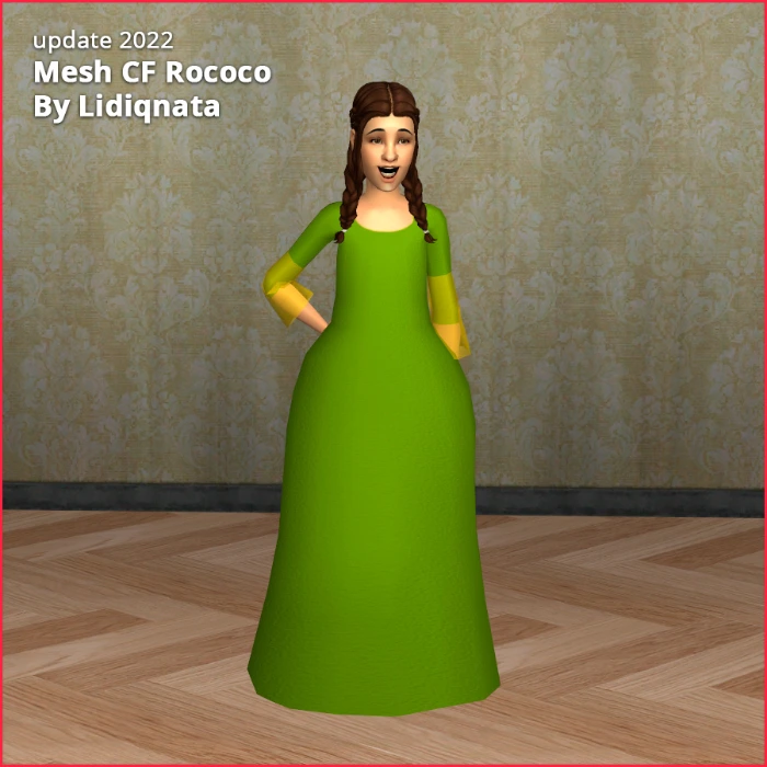 cf mesh rococo by lidiqnata for sims 2