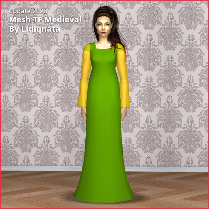 tf mesh medieval by lidiqnata for sims 2