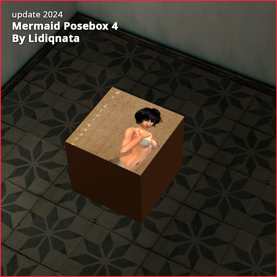 mermaid posebox 04 by lidiqnata for sims 2