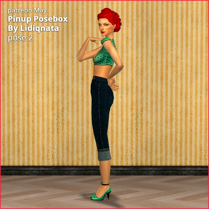 pinup box pose 2 by lidiqnata for sims 2