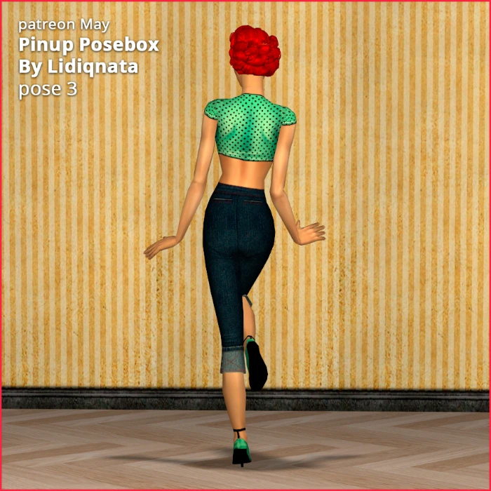 pinup box pose 3 by lidiqnata for sims 2