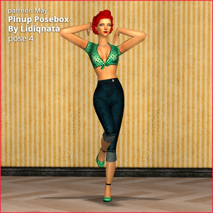 pinup box pose 4 by lidiqnata for sims 2