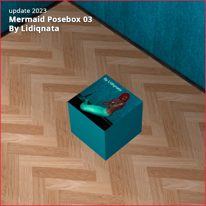 mermaid posebox 03 by lidiqnata for sims 2 box