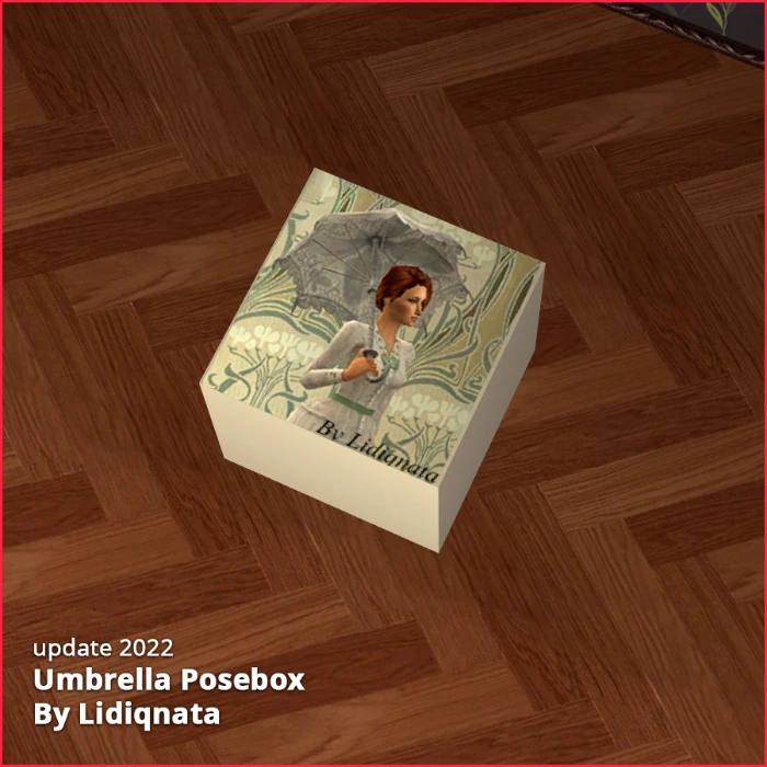 umbrella posebox box by lidiqnata for sims 2
