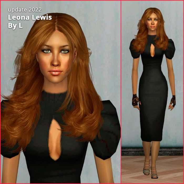 Leona Lewis sim model by lidiqnata for sims 2