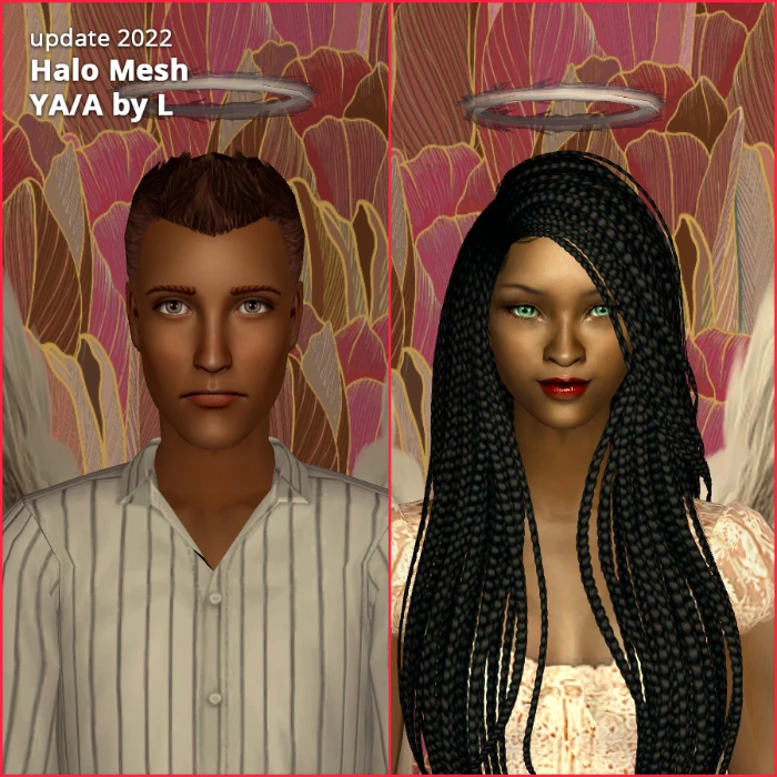 Halo mesh accessory yau au by lidiqnata for sims 2