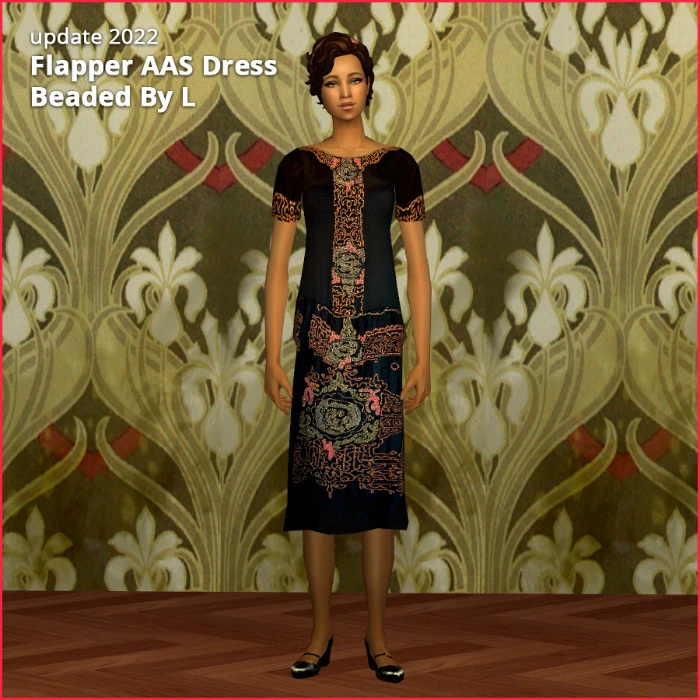 flapper aas dresses by lidiqnata for sims 2