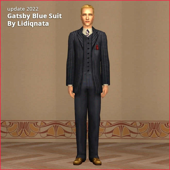 am great gatsby blue suit by lidiqnata sims 2