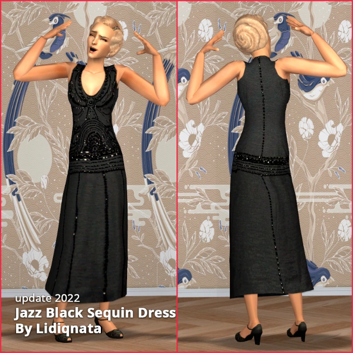 20s long flapper set 2 by lidiqnata for sims 2