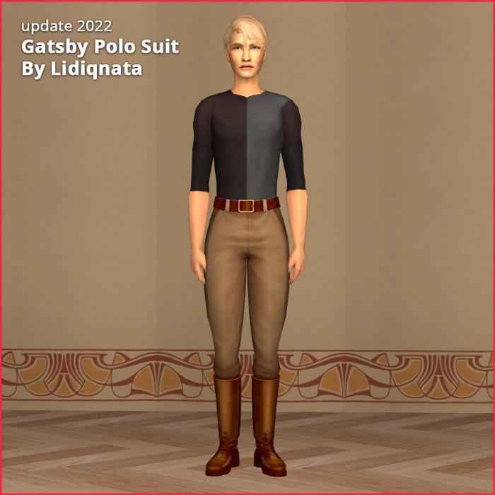 am great gatsby polo outfit by lidiqnata sims 2