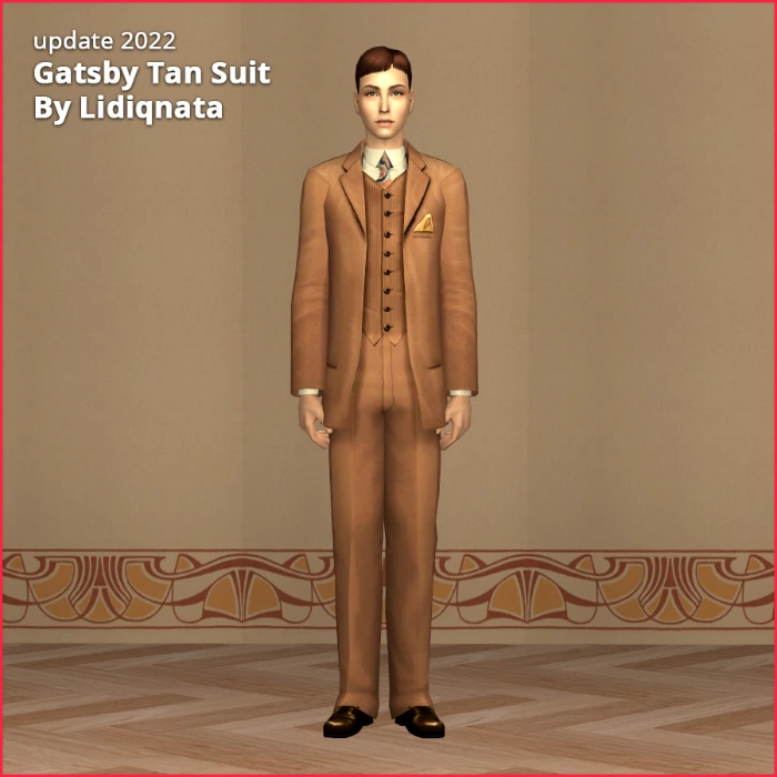 am great gatsby white suit by lidiqnata sims 2