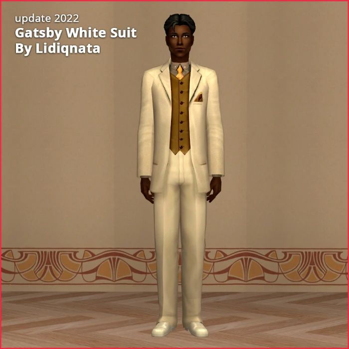 am great gatsby white suit by lidiqnata sims 2