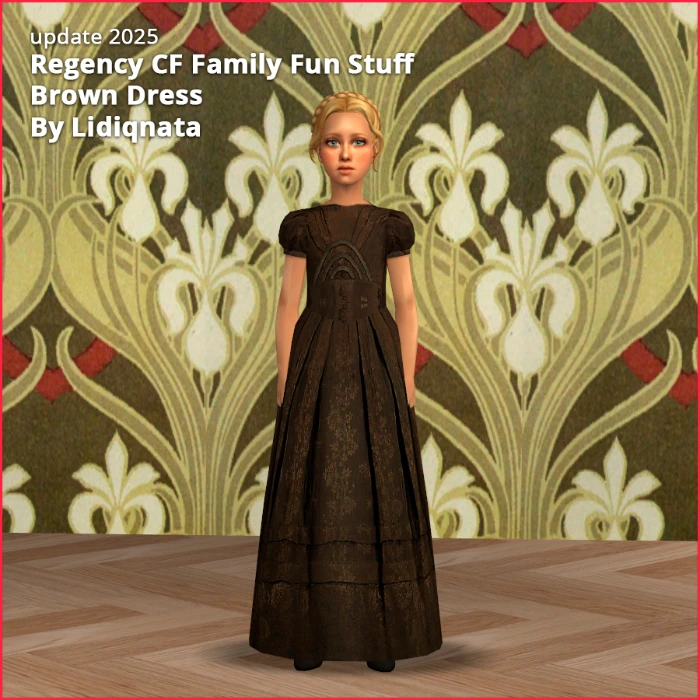 regency family fun cf dress by lidiqnata for sims 2