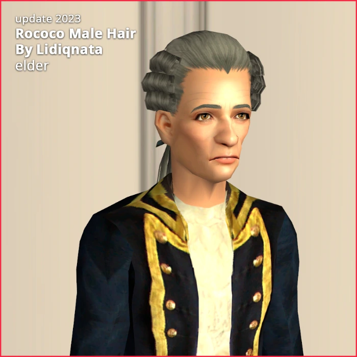 hair rococo male em by lidiqnata for sims 2