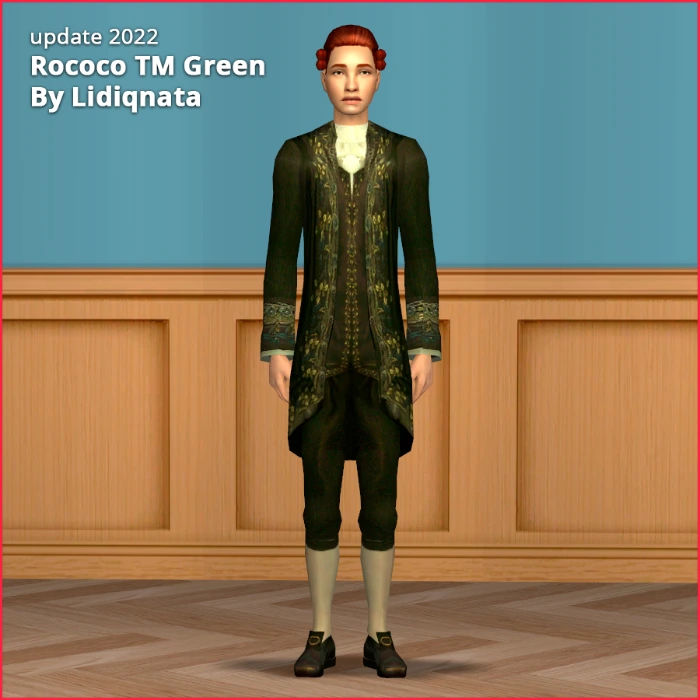 tm rococo green suit by lidiqnata for sims 2