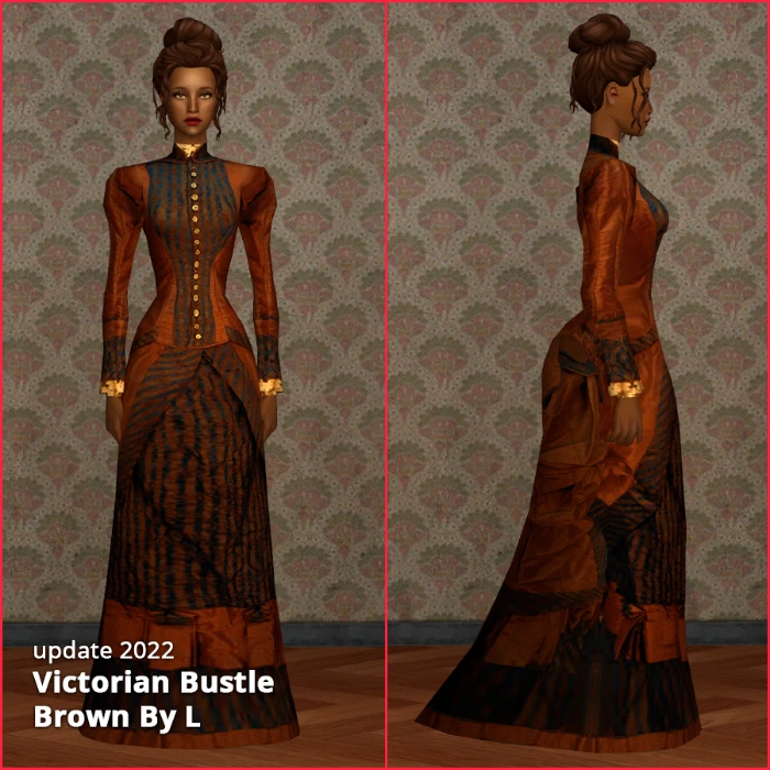 victorian bustle set af by lidiqnata sims 2