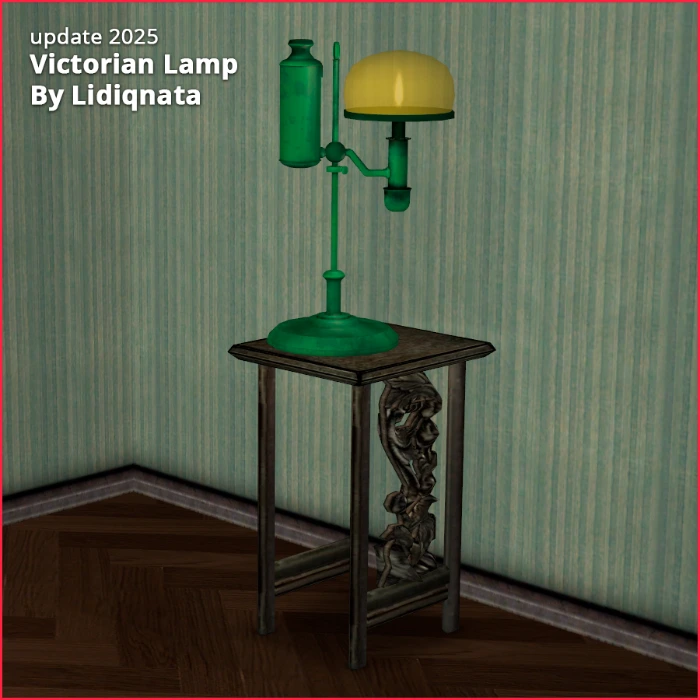 victorian oil lamp by lidiqnata for sims 2