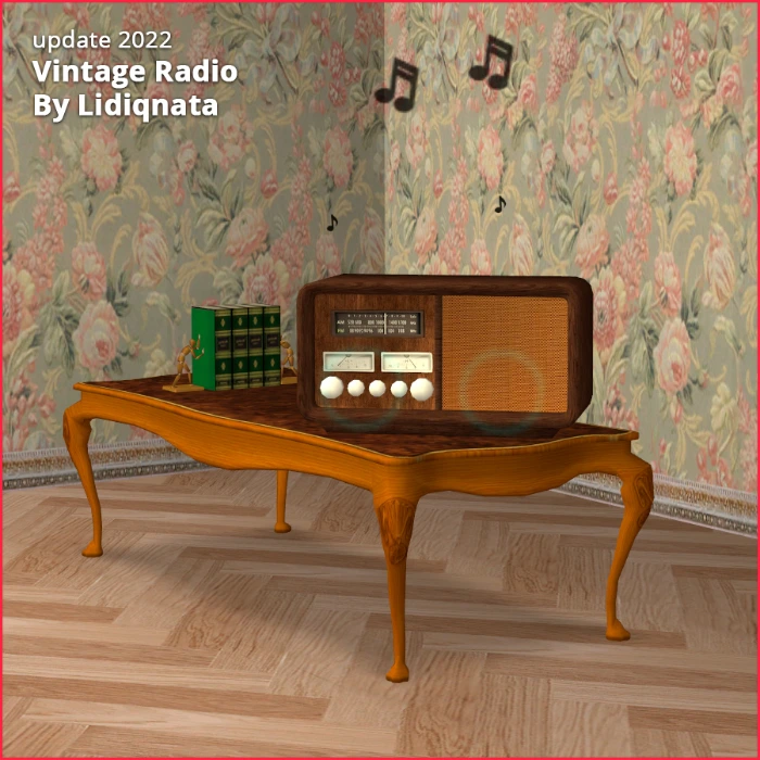 vintage radio 1 by lidiqnata sims 2